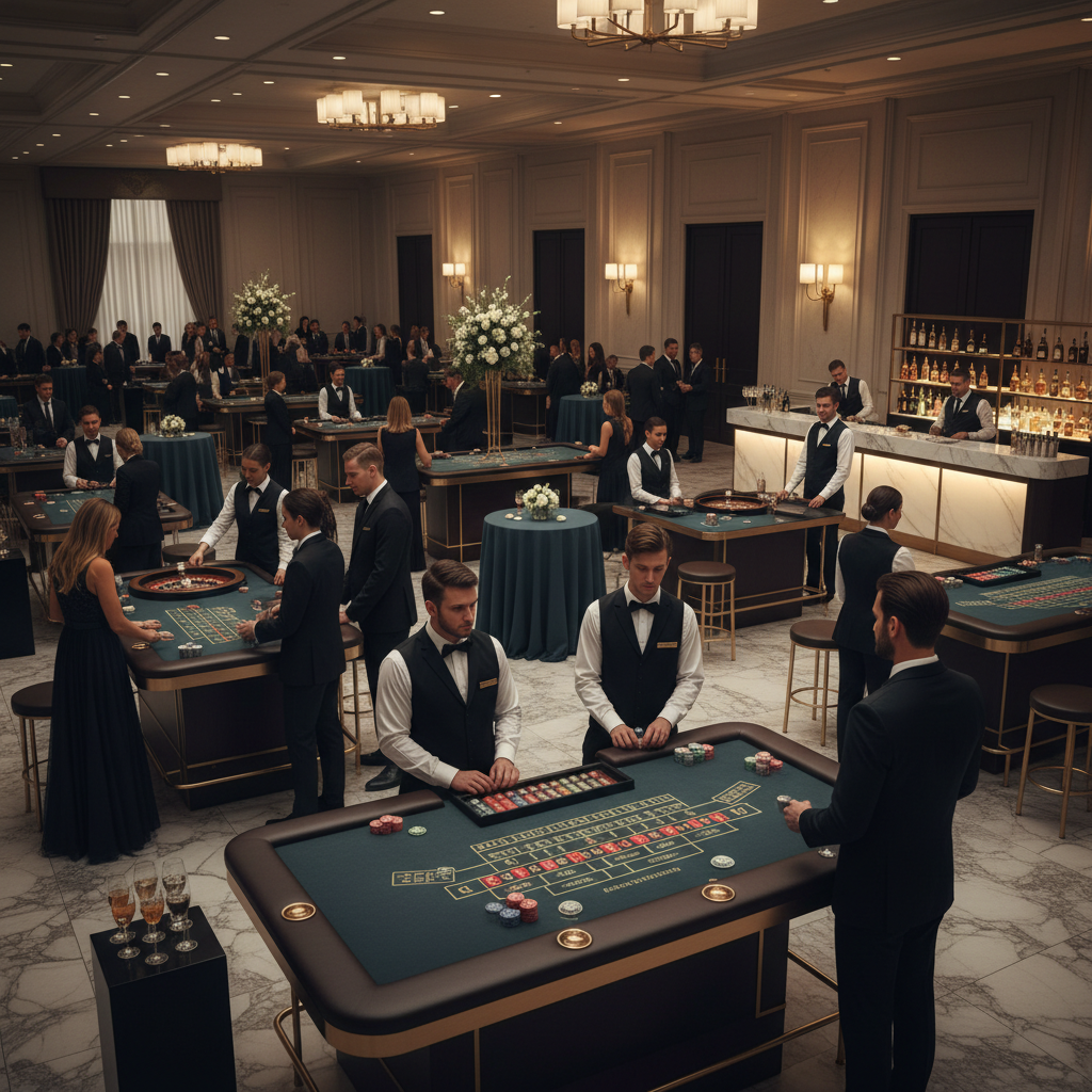 Blackjack tables
