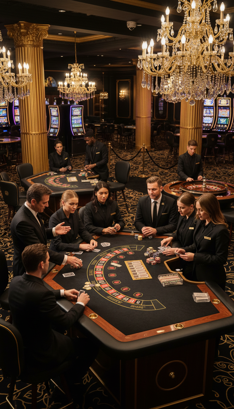 Casino staff training