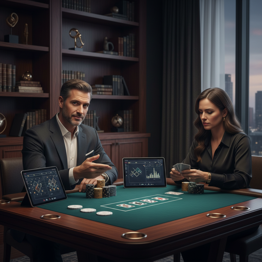Private poker strategy training